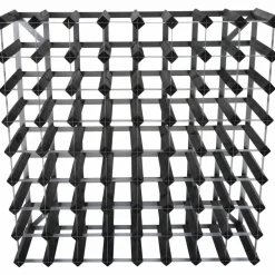 Vinställ Påbyggnadsbart 42 Flaskor Black Ash