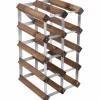 Vinställ Påbyggnadsbart 12 Flaskor Dark oak