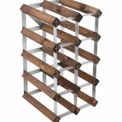 Vinställ Påbyggnadsbart 12 Flaskor Dark oak
