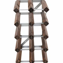 Vinställ Påbyggnadsbart 12 Flaskor Dark oak