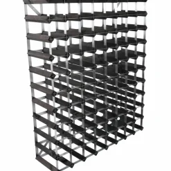 Vinställ Påbyggnadsbart 90 Flaskor Black Ash