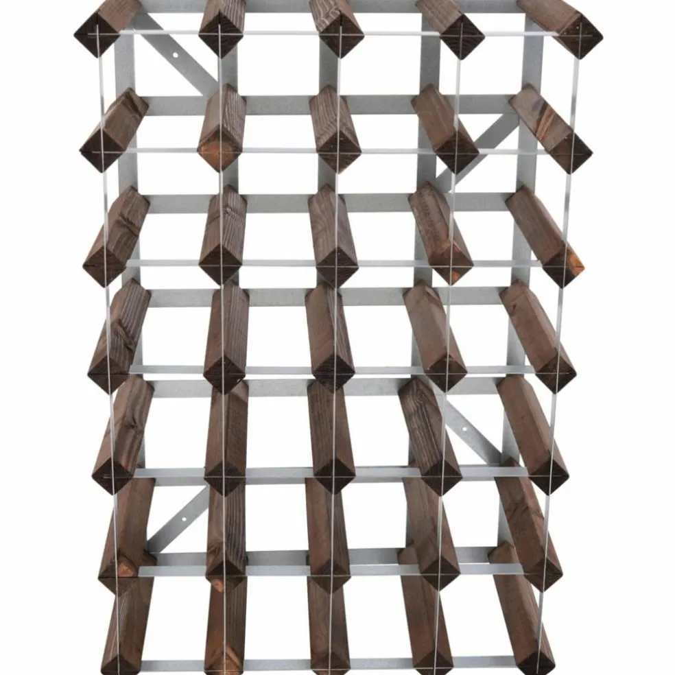 Vinställ Påbyggnadsbart 30 Flaskor Light oak