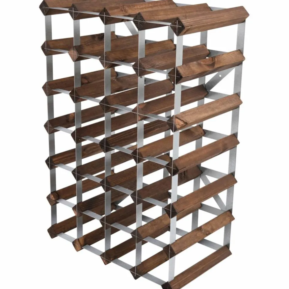 Vinställ Påbyggnadsbart 30 Flaskor Light oak