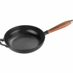 Vintage Stekpanna med trähandtag 24 cm.