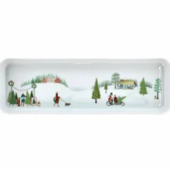 Vinter Plissé Fat rektangulärt, 36x12 cm