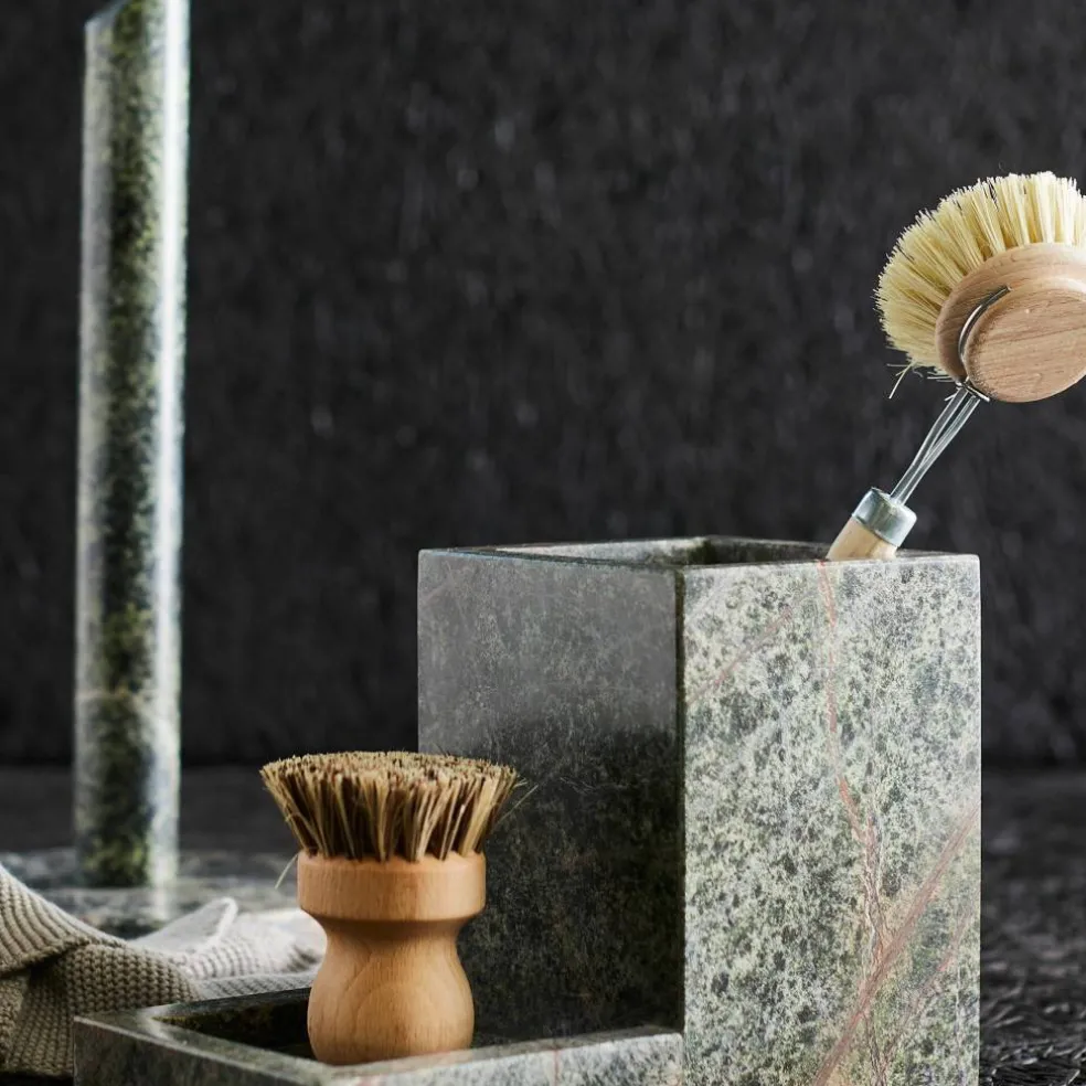 Vita hushållspappershållare, seashell