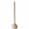 Vita ljusstake medium, seashell