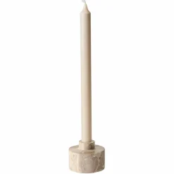 Vita ljusstake medium, seashell