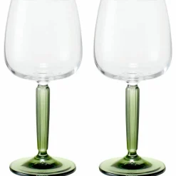 Vitvinsglas, 35 cl, Ø 8,5 cm, 2 st, grön