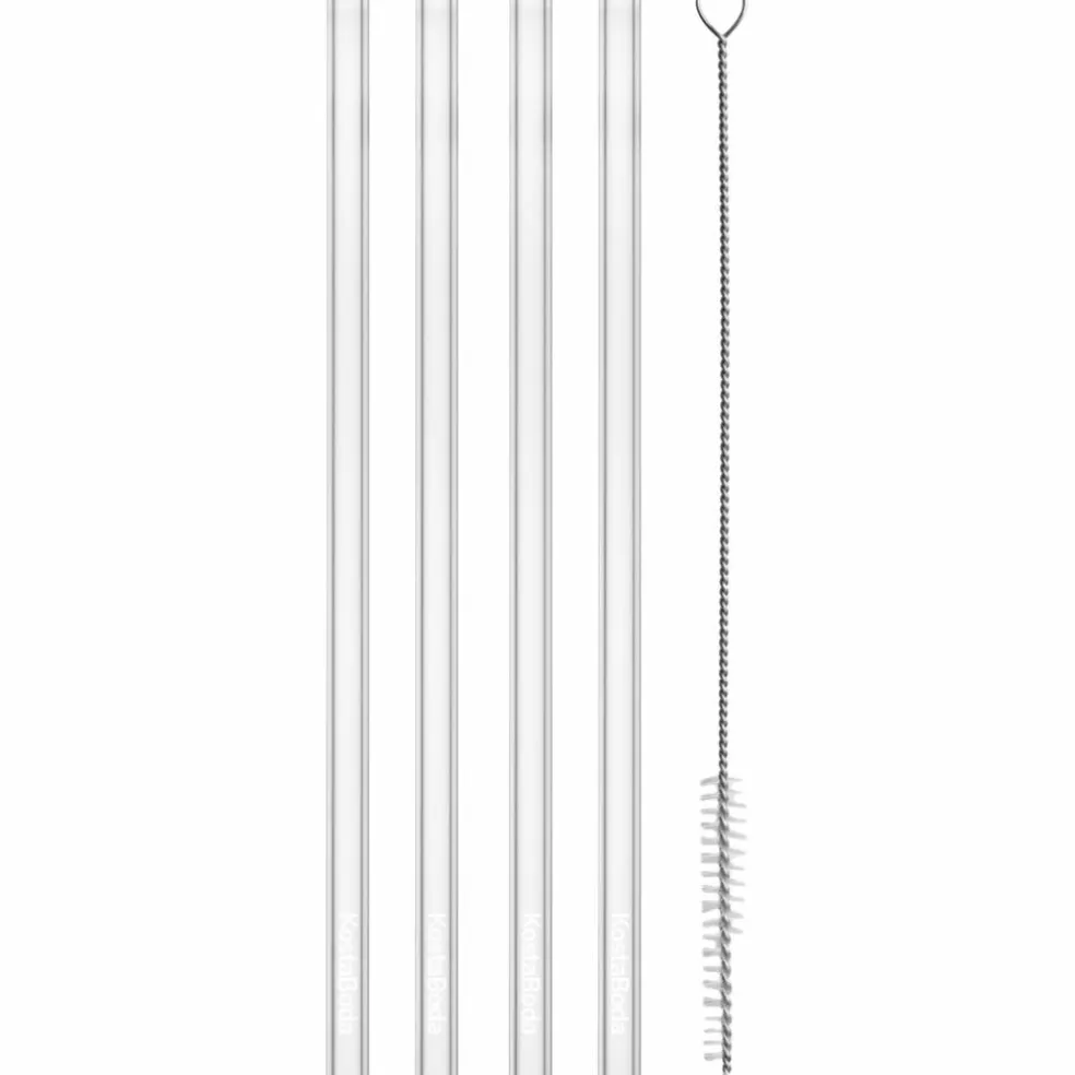 Viva Sugrör inkl. borste, 4-pack