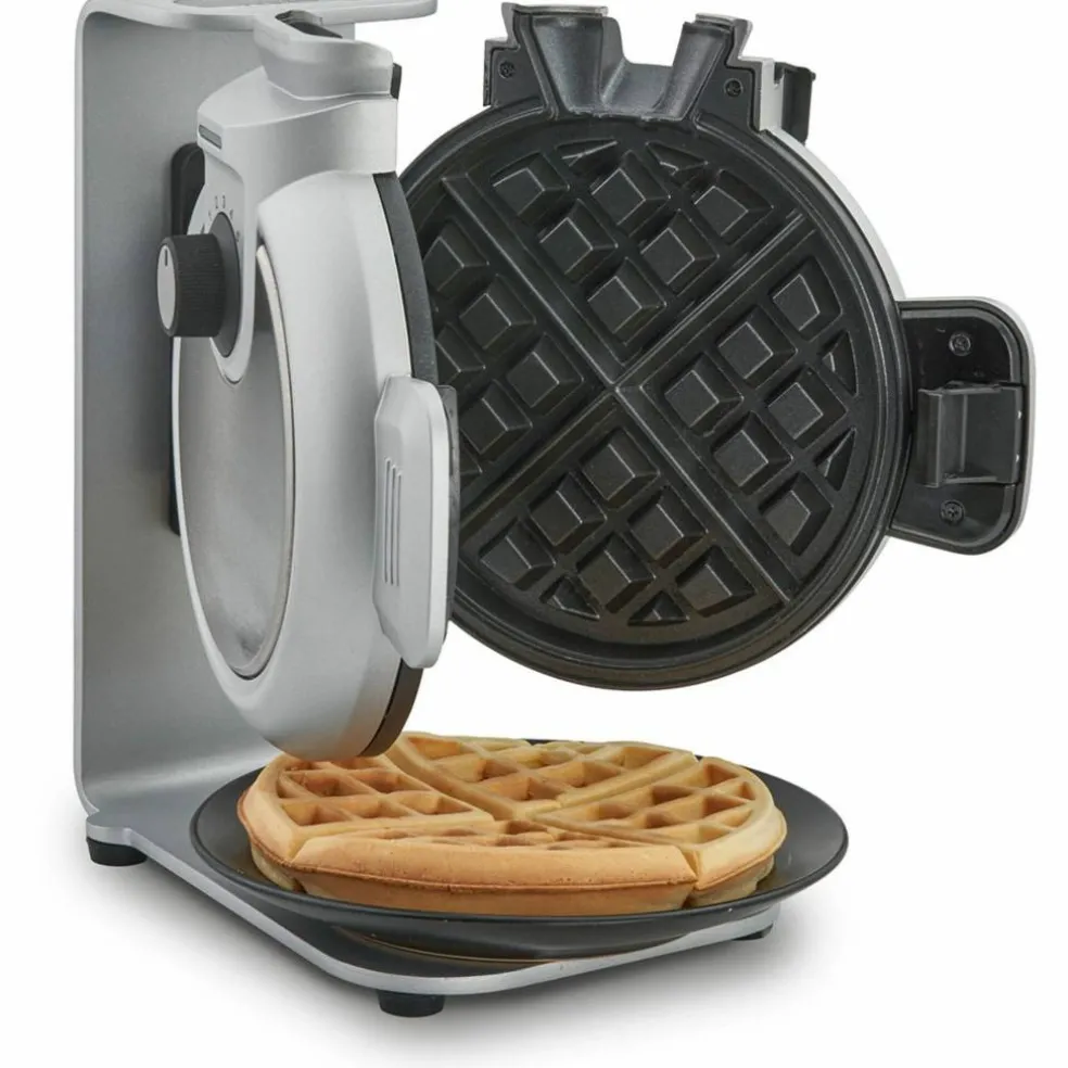 WaffleUp belgiskt våffeljärn 18 cm, stål/svart