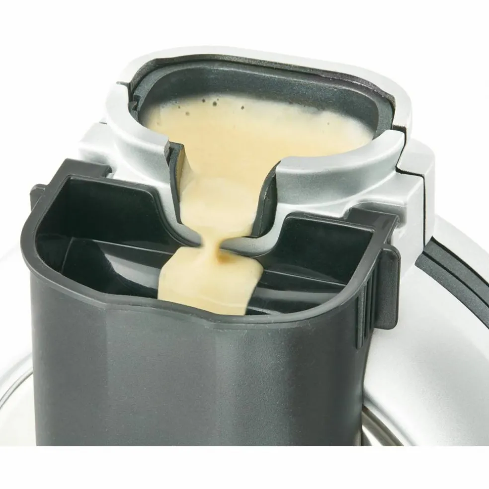 WaffleUp belgiskt våffeljärn 18 cm, stål/svart
