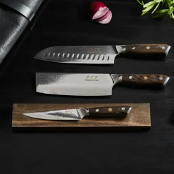 Wengè knivset 3 delar