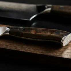Wengè kockkniv 32 cm + allkniv 24 cm