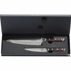 Wengè kockkniv 32 cm + allkniv 24 cm