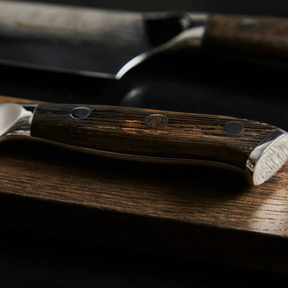 Wengè kockkniv 32 cm + grönsakskniv 30 cm