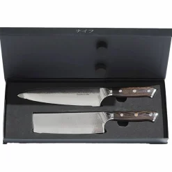 Wengè kockkniv 32 cm + grönsakskniv 30 cm