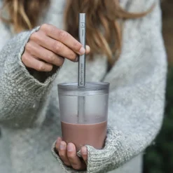 WideStraw sugrör 4-pack, titan