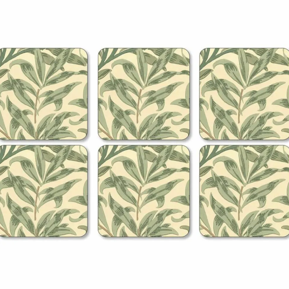 Willow Bough Blå Glasunderlägg 6-pack