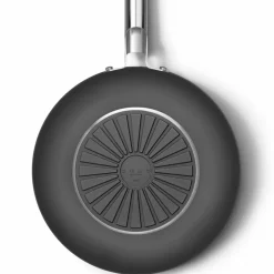 Wokpanna 30 cm, smaragdgrön