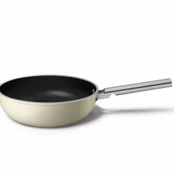 Wokpanna 30 cm, smaragdgrön
