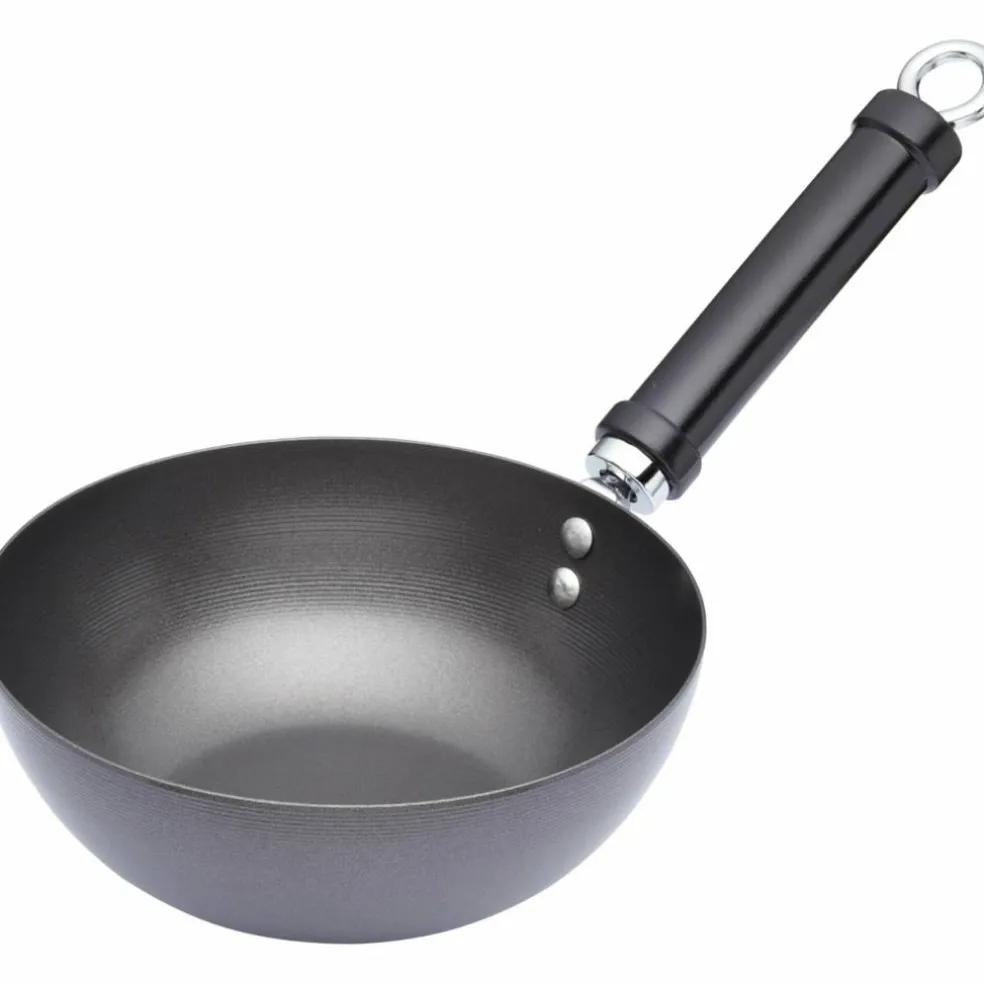 Wokpanna 30 cm, svart