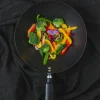 Wokpanna 36 cm, svart