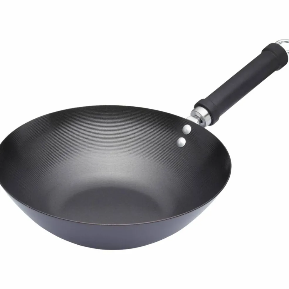 Wokpanna 36 cm, svart