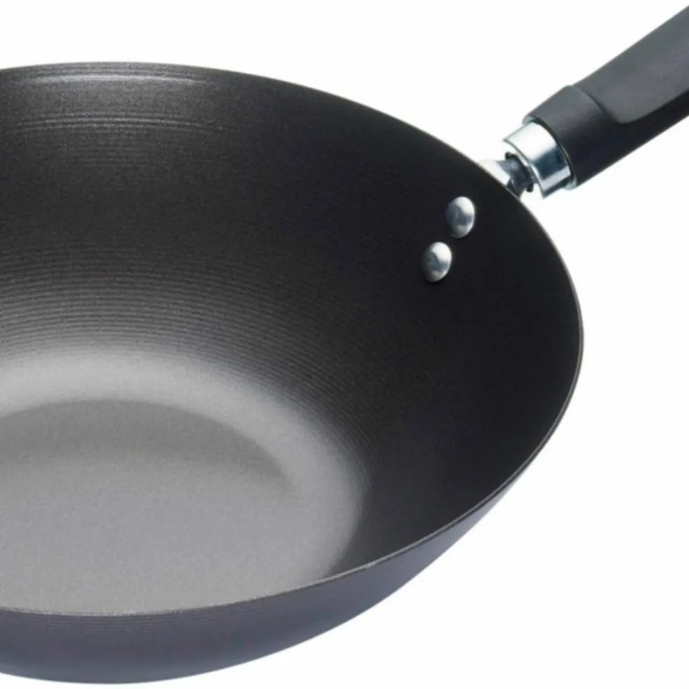 Wokpanna 36 cm, svart