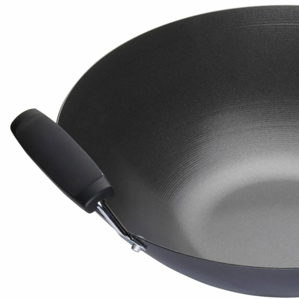 Wokpanna 36 cm, svart