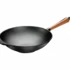 Wokpanna 30 cm Valnötshandtag