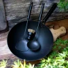 Wok-set i kolstål