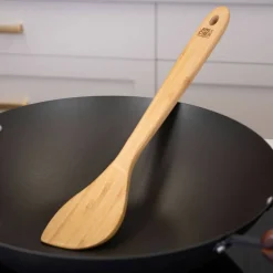 Wokspade 33 cm, polerad bambu