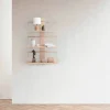 Wood wall Shelf 60 x 25 x 32 cm Large Oak