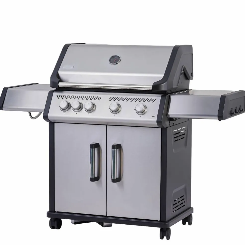 X401 gasolgrill, rostfritt