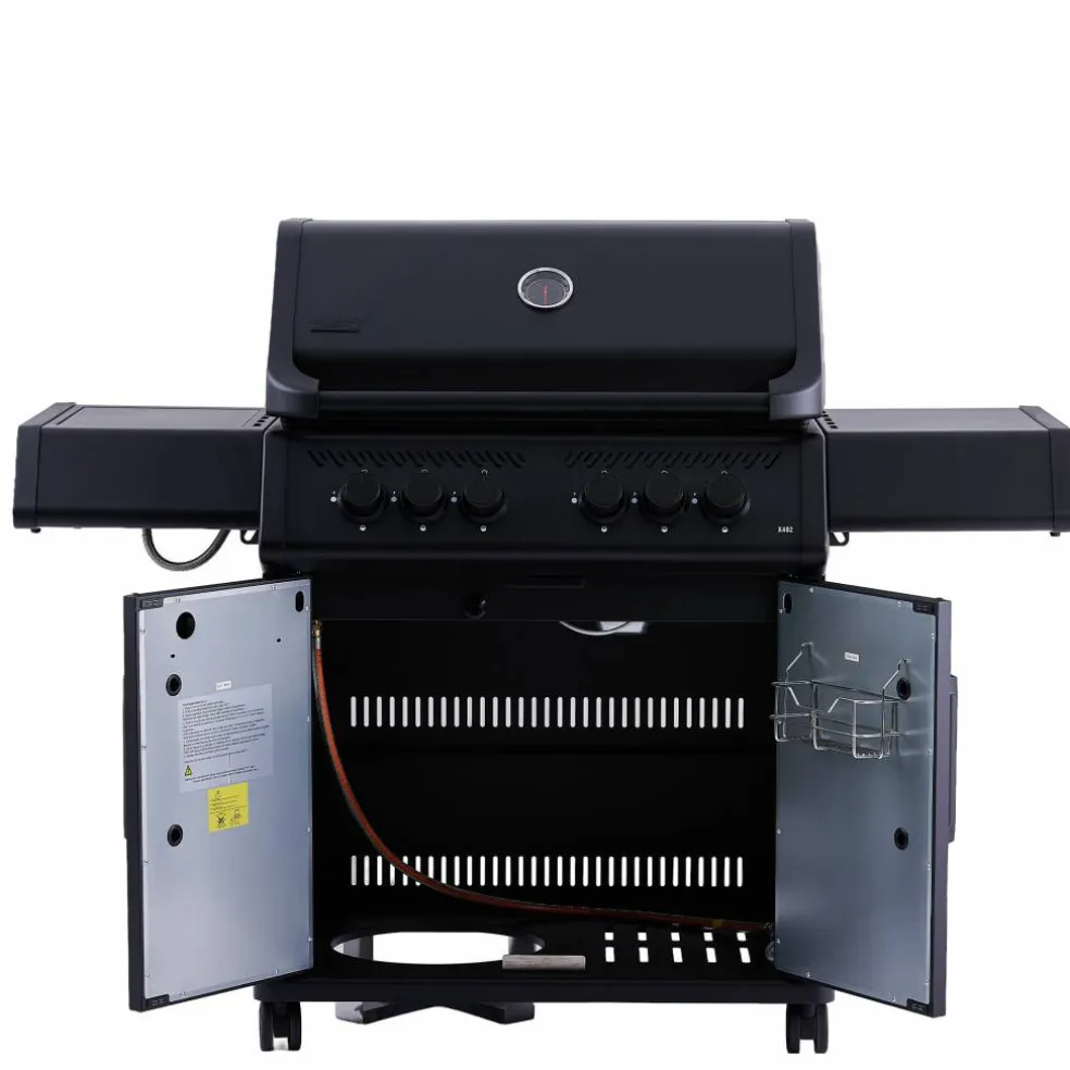 X402 gasolgrill, svart