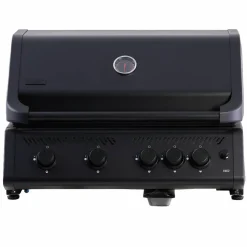 X402 inbyggnadsgrill, svart