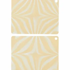 Zebura bordstablett 2-pack, blå/vit