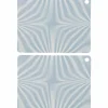 Zebura bordstablett 2-pack, clay/vit