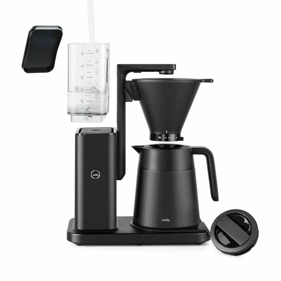 Zense Alux Thermo kaffebryggare, svart aluminium